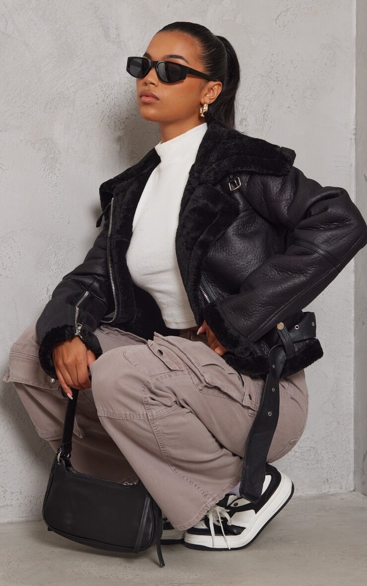 PrettyLittleThing Черные укороченные авиаторы на молнии с несколькими молниями, Черный, PrettyLittleThing Черные укороченные авиаторы на молнии с несколькими молниями
PrettyLittleThing Черные укороченные авиаторы на молнии с несколькими молниями, Черный, PrettyLittleThing Черные укороченные авиаторы на молнии с несколькими молниями
