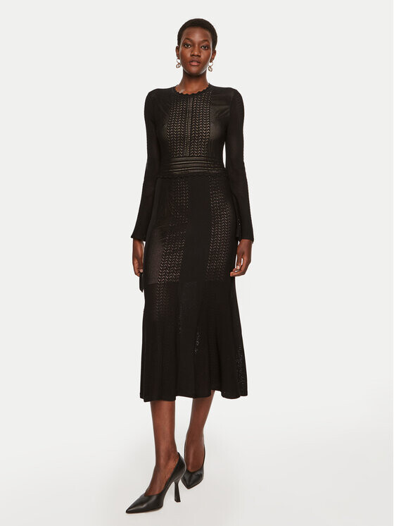 Трикотажное платье обычного кроя Twinset, черный
Трикотажное платье обычного кроя Twinset, черный