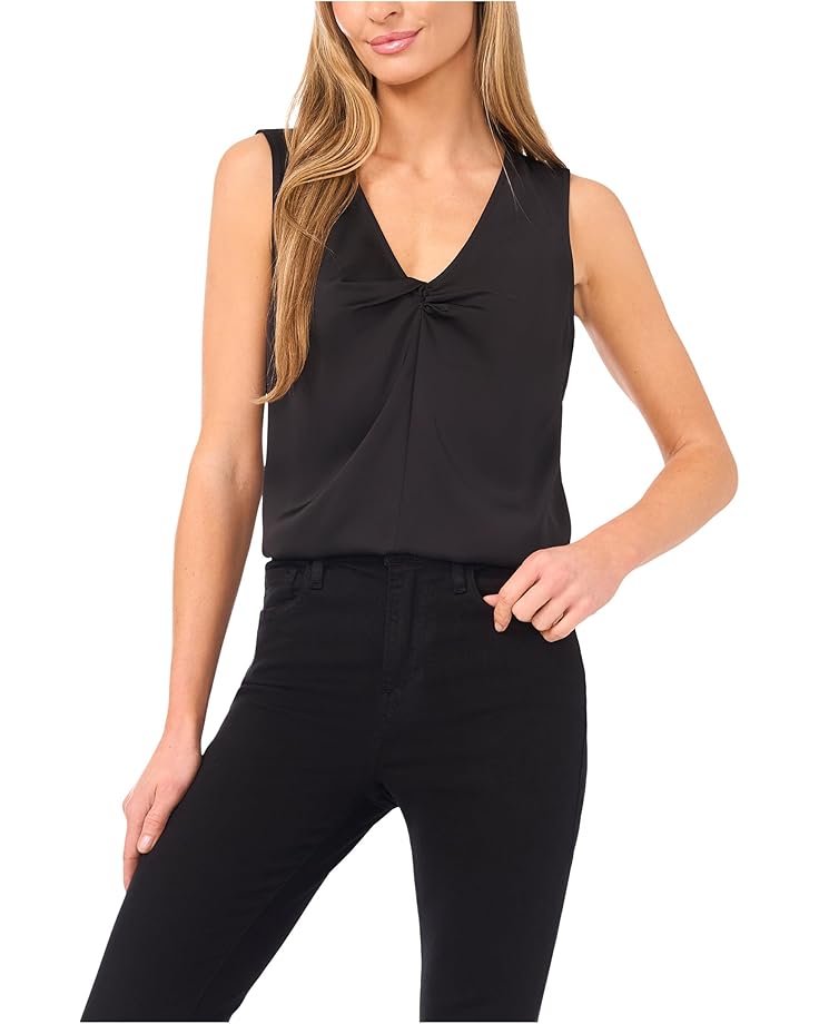 Женский топ CeCe Sleeveless Twist V-Neck, Rich Black
Женский топ CeCe Sleeveless Twist V-Neck, Rich Black