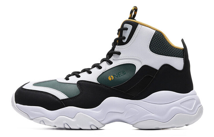 Кроссовки мужские массивные высокие черный/зеленый 361°
Кроссовки мужские массивные высокие черный/зеленый 361°