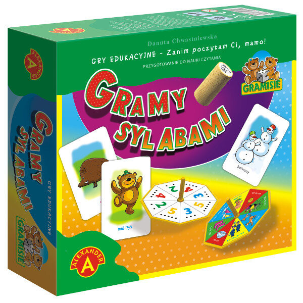 Александр, развивающая игра «Играем в слоги» Alexander
Александр, развивающая игра «Играем в слоги» Alexander