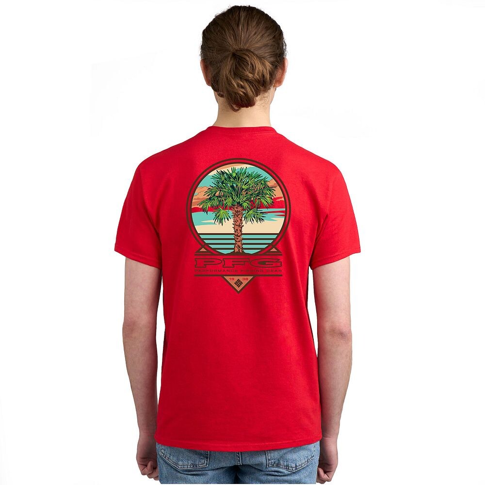 Мужская футболка с короткими рукавами и рисунком Columbia PFG, цвет Red Palm
Мужская футболка с короткими рукавами и рисунком Columbia PFG, цвет Red Palm