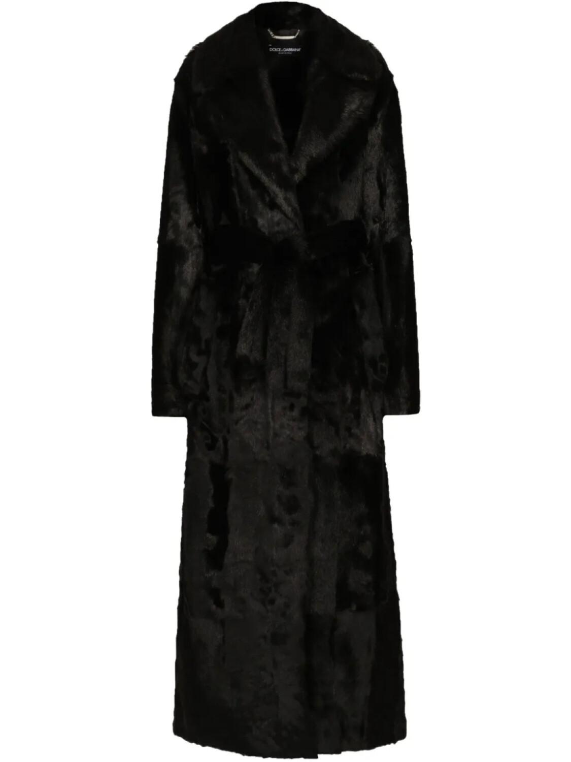 Кожаное пальто Dolce & Gabbana, черный
Кожаное пальто Dolce & Gabbana, черный