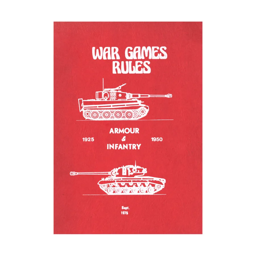 Правила военных игр — бронетехника и пехота 1925–1950 гг. (издание 1975 г.), War Games Rules (Wargames Research Group)
Правила военных игр — бронетехника и пехота 1925–1950 гг. (издание 1975 г.), War Games Rules (Wargames Research Group)