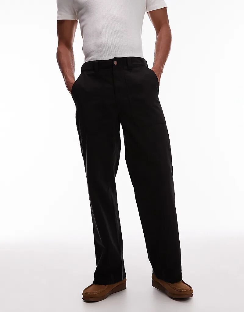 Черные мешковатые брюки Dickies Fort Smith из парусины
Черные мешковатые брюки Dickies Fort Smith из парусины