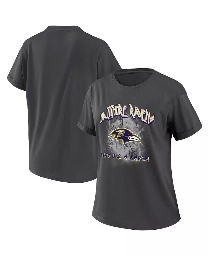 Женская футболка-бойфренд Baltimore Ravens цвета древесного угля WEAR by Erin Andrews
Женская футболка-бойфренд Baltimore Ravens цвета древесного угля WEAR by Erin Andrews