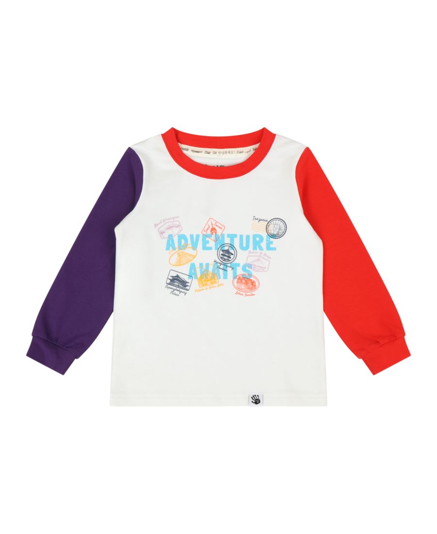 Детская футболка с изображением достопримечательностей - Приключения ждут! Футболка с длинными рукавами в стиле колор-блок Mixed Up Clothing, Adeventure awaits
Детская футболка с изображением достопримечательностей - Приключения ждут! Футболка с длинными рукавами в стиле колор-блок Mixed Up Clothing, Adeventure awaits