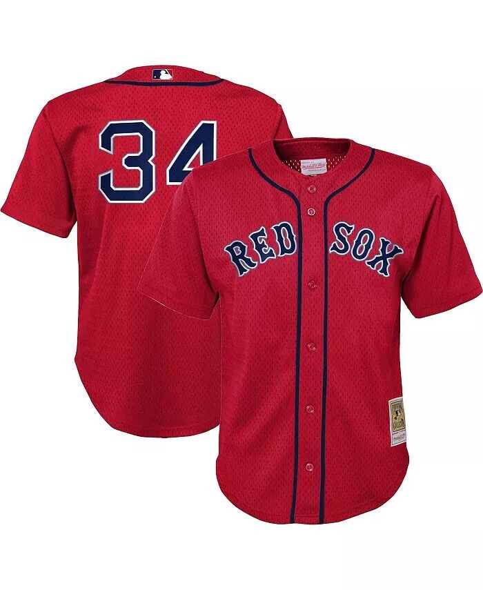 Митчелл Несс дошкольный Дэвид Ортис Red Boston Red Sox Cooperstown Collection сетчатая тренировочная майка для ватина Mitchell & Ness, красный 
Митчелл Несс дошкольный Дэвид Ортис Red Boston Red Sox Cooperstown Collection сетчатая тренировочная майка для ватина Mitchell & Ness, красный