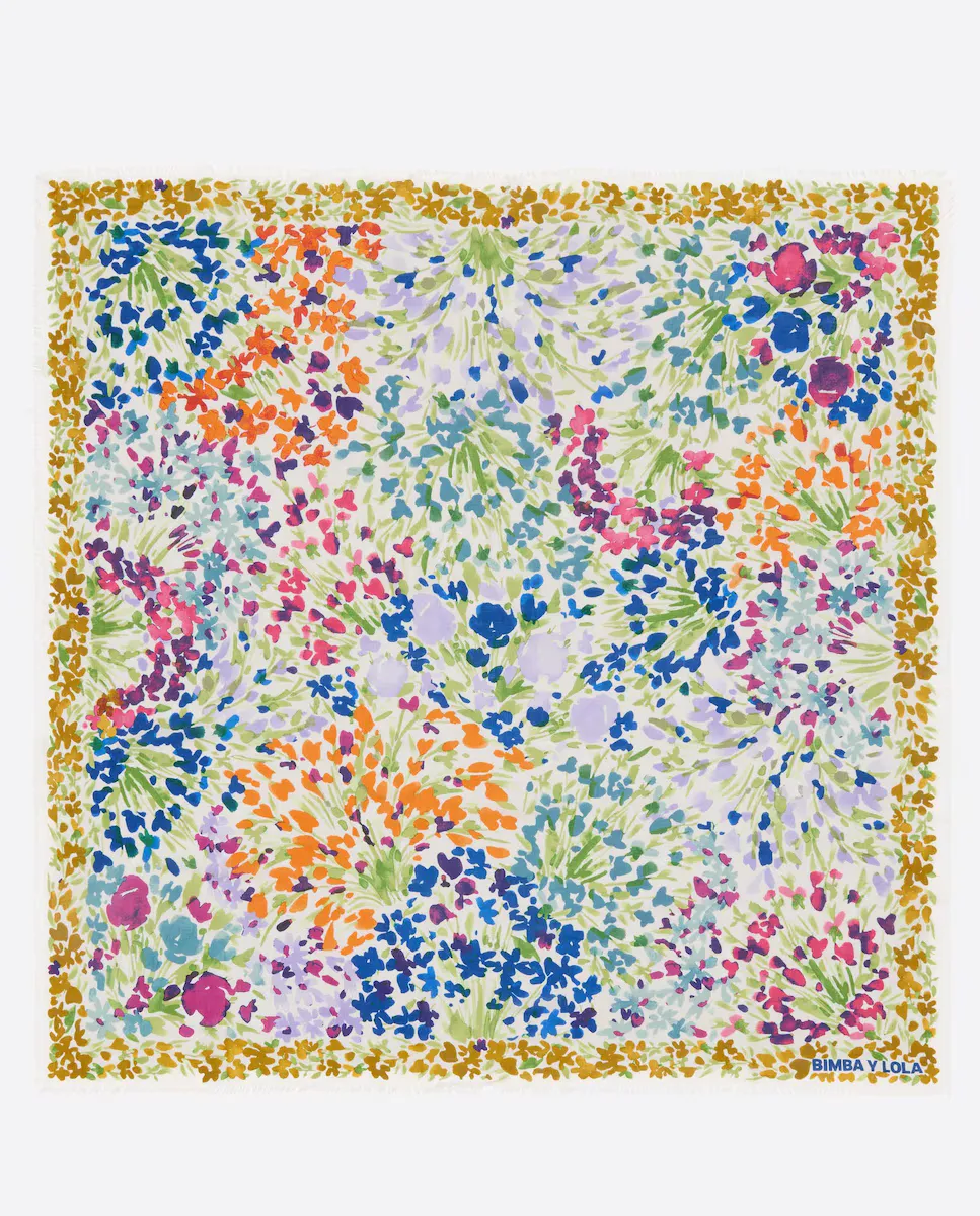 Женская садовая шаль с акварельными цветами Bimba y Lola, белый
Женская садовая шаль с акварельными цветами Bimba y Lola, белый