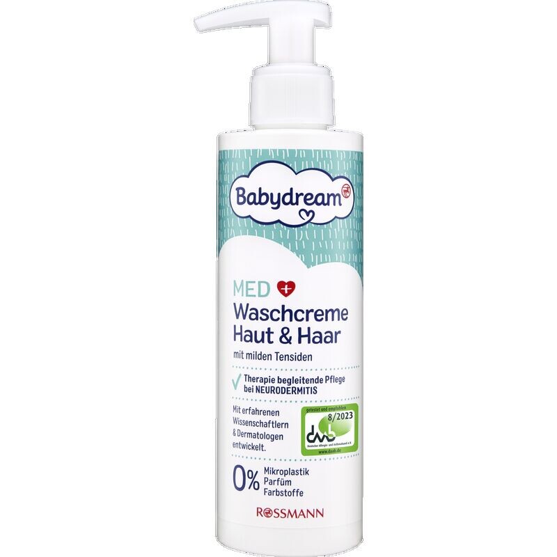 МЕД крем для мытья кожи и волос Babydream, 200 ml
МЕД крем для мытья кожи и волос Babydream, 200 ml