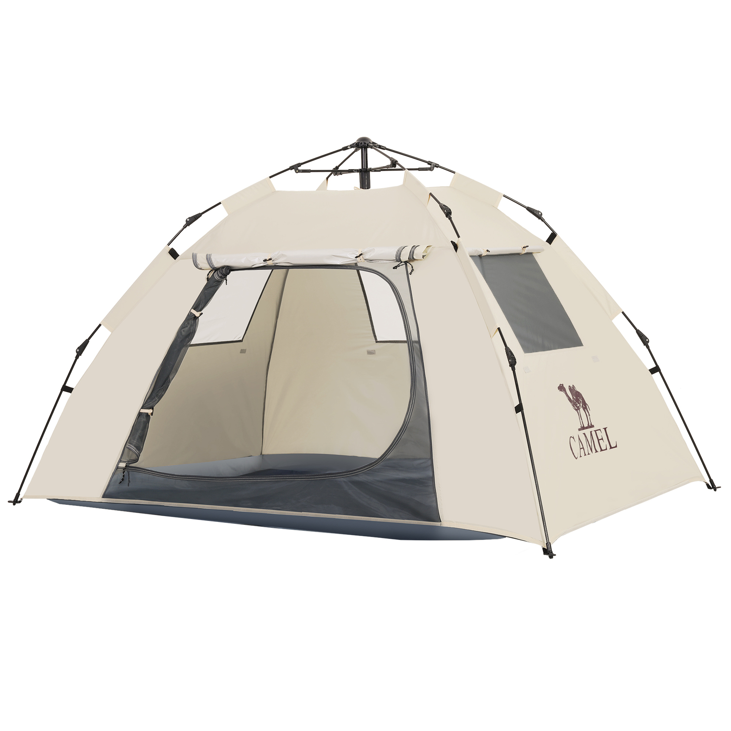 Палатка для кемпинга с автоматической установкой Press and Pop Up Однокомнатная для парка и отдыха на природе CAMEL, белый
Палатка для кемпинга с автоматической установкой Press and Pop Up Однокомнатная для парка и отдыха на природе CAMEL, белый