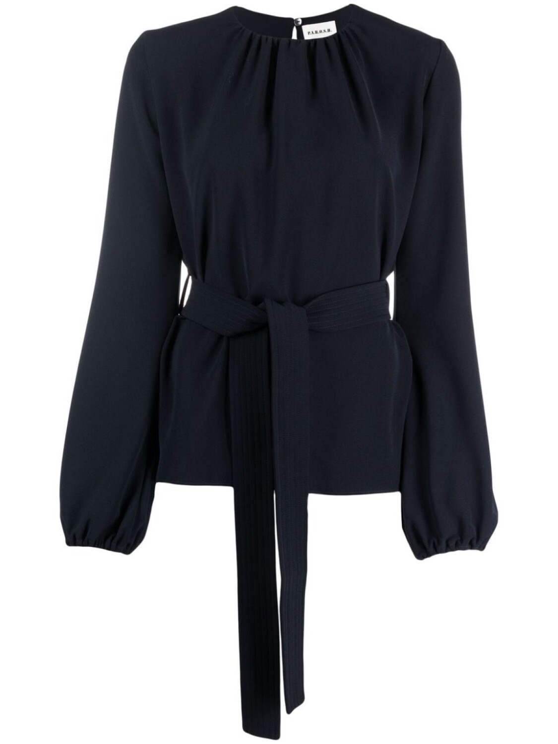 P.A.R.O.S.H. блузка со сборками и завязками, синий
P.A.R.O.S.H. блузка со сборками и завязками, синий