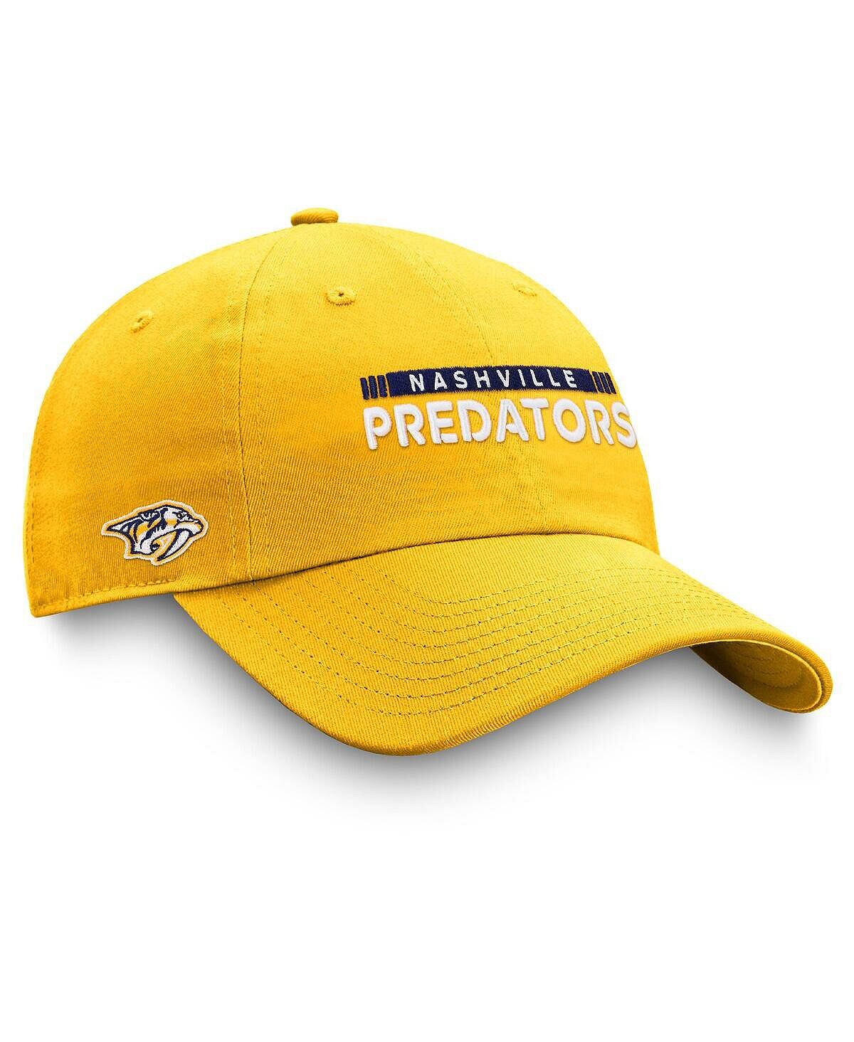 Мужская регулируемая шапка Nashville Predators Authentic Pro Rink золотого цвета с логотипом бренда Fanatics
Мужская регулируемая шапка Nashville Predators Authentic Pro Rink золотого цвета с логотипом бренда Fanatics
