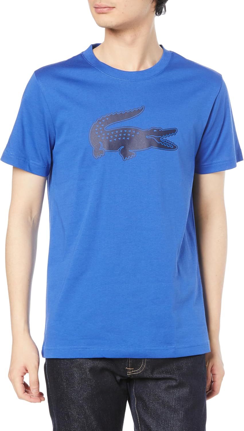 Мужская футболка Lacoste из смесовой хлопковой ткани Ultra Dry с логотипом, синий/стальной
Мужская футболка Lacoste из смесовой хлопковой ткани Ultra Dry с логотипом, синий/стальной