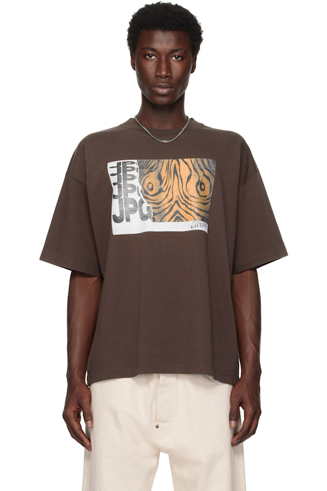 Футболка оверсайз с принтом под дерево Jean Paul Gaultier, мультиколор
Футболка оверсайз с принтом под дерево Jean Paul Gaultier, мультиколор