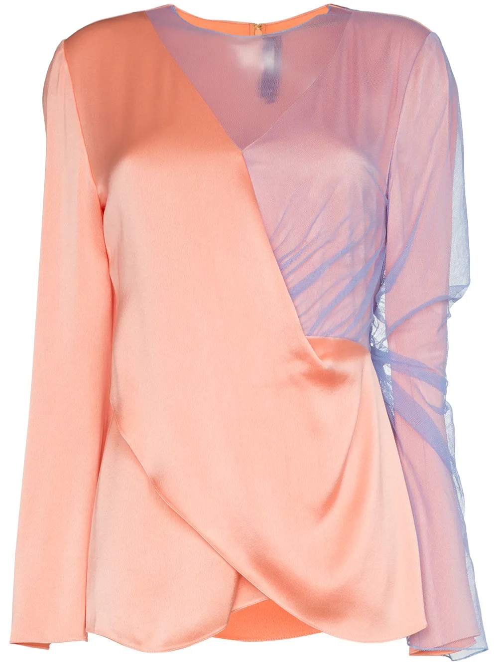 Асимметричный топ с деталью из тюля Sies Marjan, розовый
Асимметричный топ с деталью из тюля Sies Marjan, розовый