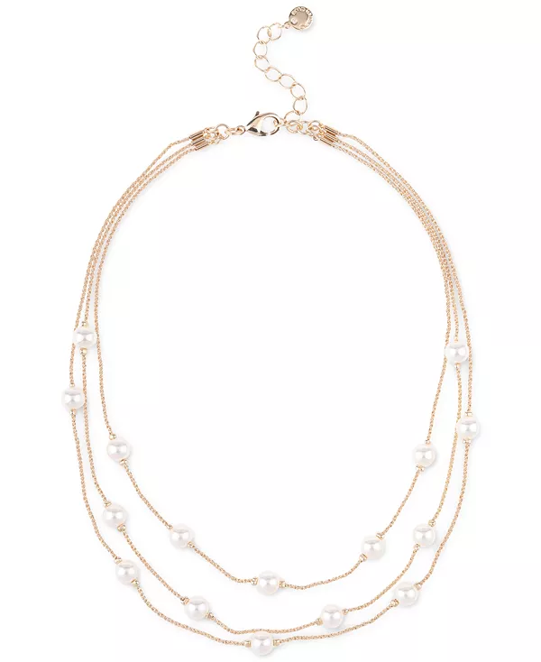 Многослойное ожерелье из искусственного жемчуга, 16 дюймов + 2 дюйма, создано для Macy's Charter Club, white
Многослойное ожерелье из искусственного жемчуга, 16 дюймов + 2 дюйма, создано для Macy's Charter Club, white