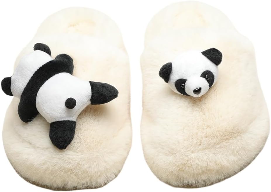 Милые большие тапочки с пандой для женщин и мужчин, мягкие пушистые домашние тапочки, милые плюшевые теплые уютные домашние тапки Plonme, белый
Милые большие тапочки с пандой для женщин и мужчин, мягкие пушистые домашние тапочки, милые плюшевые теплые уютные домашние тапки Plonme, белый