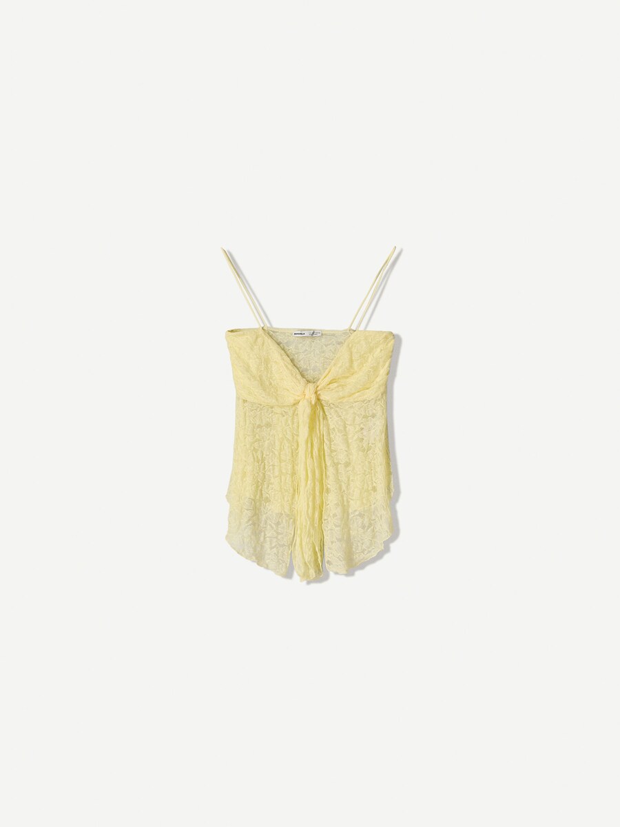 Топ Bershka, Light yellow
Топ Bershka, Light yellow