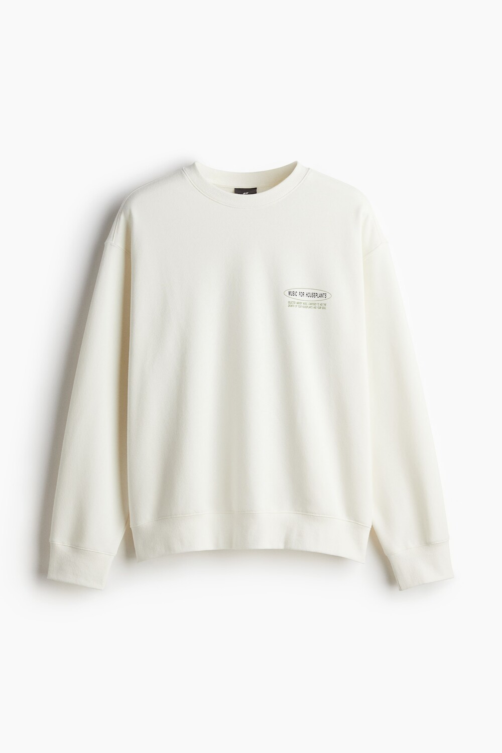 Толстовка с принтом свободного кроя H&M, белый
Толстовка с принтом свободного кроя H&M, белый