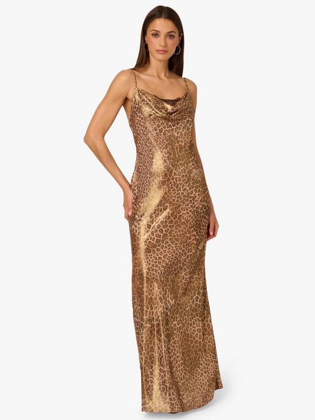 Платье из шифона Adrianna с леопардовым принтом Adrianna Papell, Brown/Multi
Платье из шифона Adrianna с леопардовым принтом Adrianna Papell, Brown/Multi