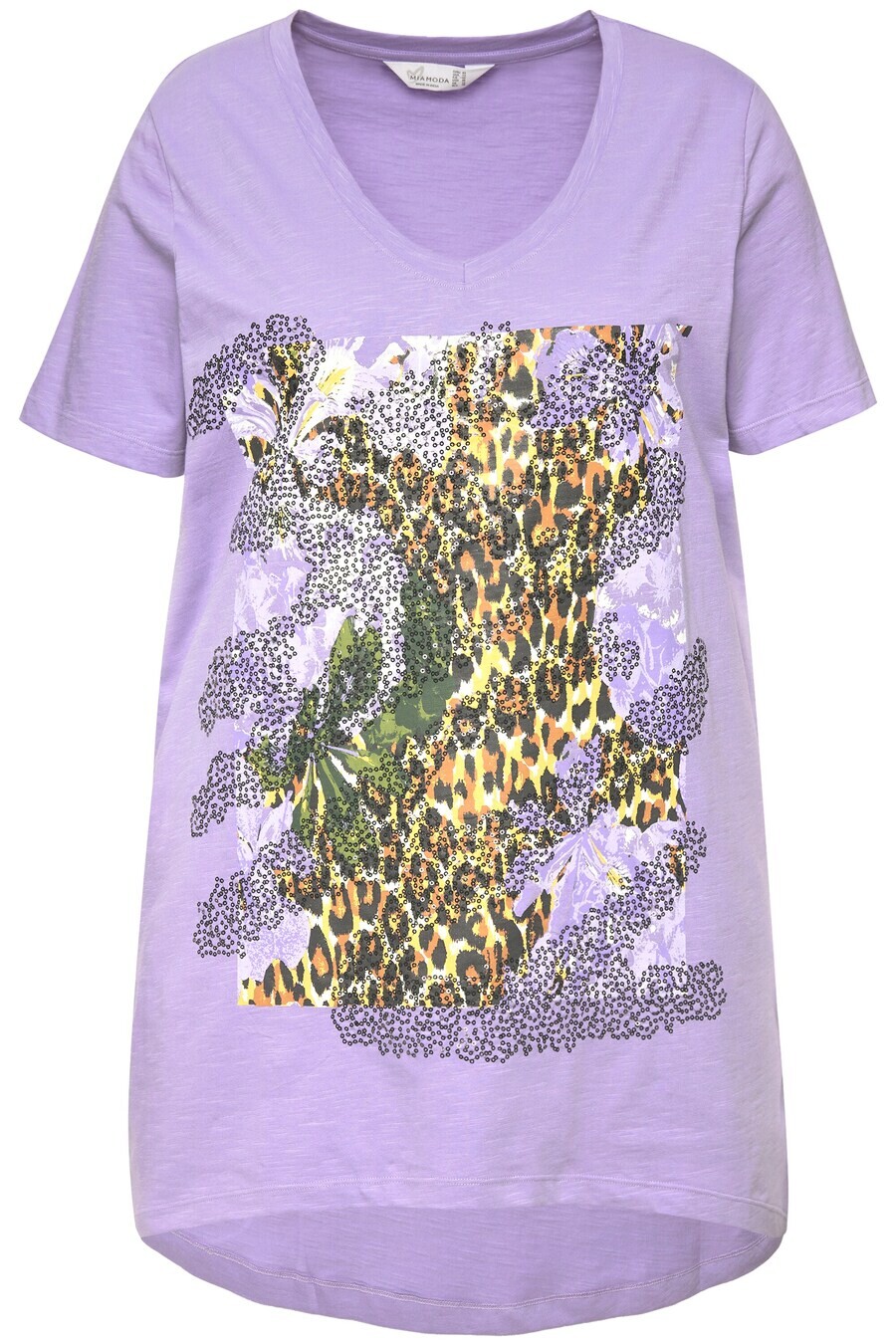 Футболка MIAMODA Shirt, сиреневый 
Футболка MIAMODA Shirt, сиреневый