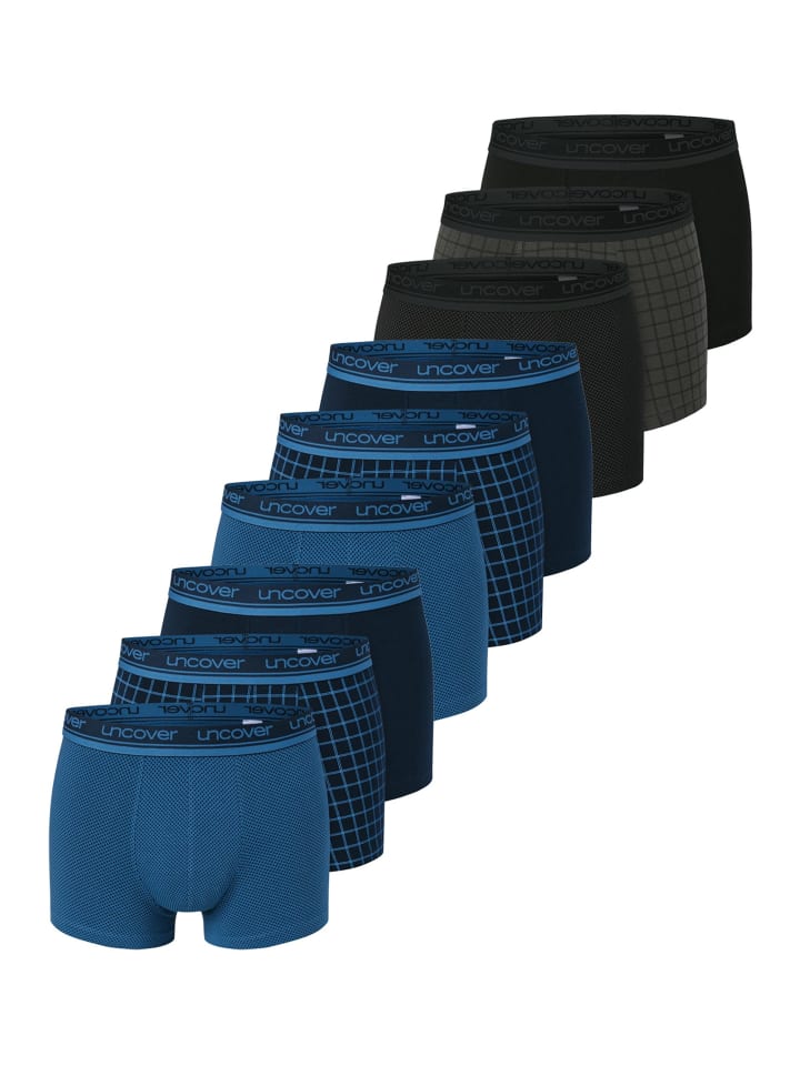 UNCOVER BY SCHIESSER Ретро шорты/брюки из хлопка, сине-черного цвета
UNCOVER BY SCHIESSER Ретро шорты/брюки из хлопка, сине-черного цвета