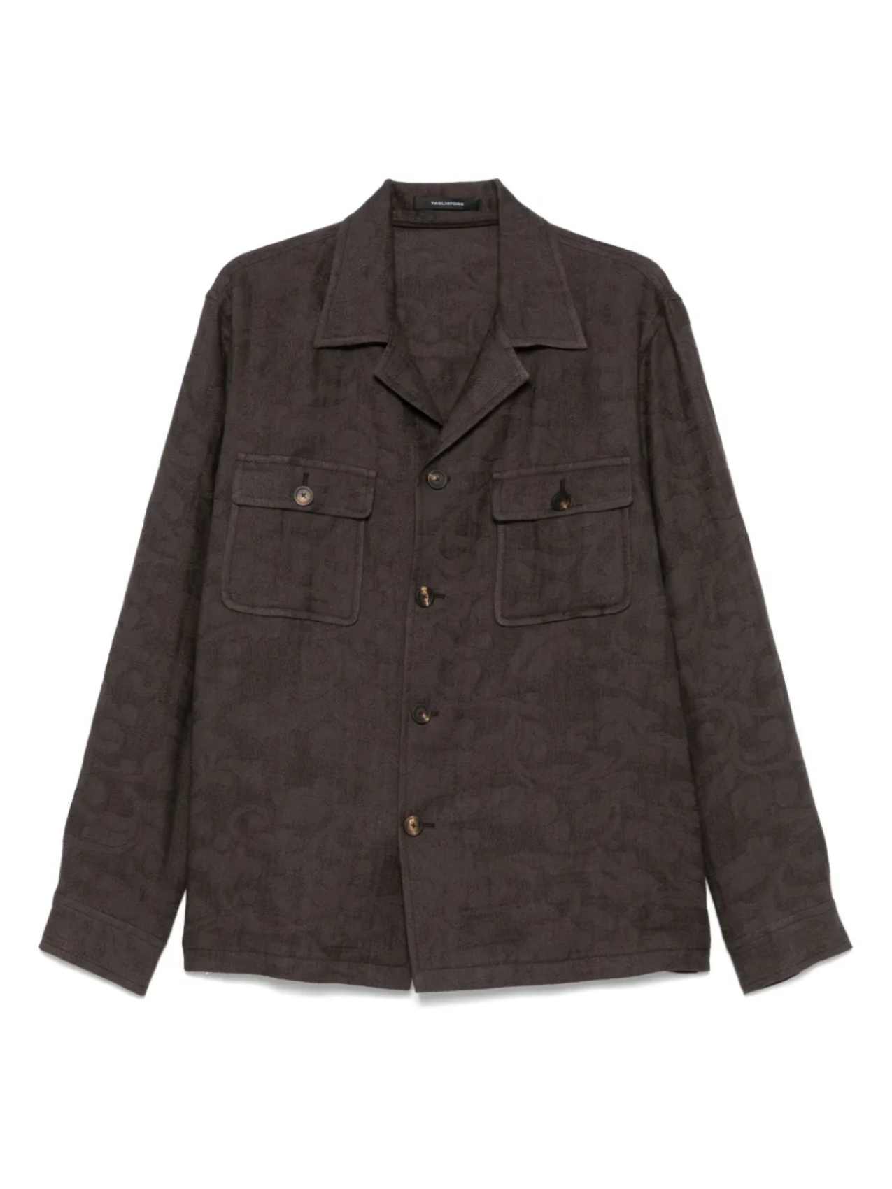 Рубашка Tagliatore с воротником-стойкой, коричневый
Рубашка Tagliatore с воротником-стойкой, коричневый