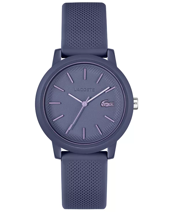Часы унисекс l12.12 с фиолетовым силиконовым ремешком, 36 мм Lacoste, purple
Часы унисекс l12.12 с фиолетовым силиконовым ремешком, 36 мм Lacoste, purple