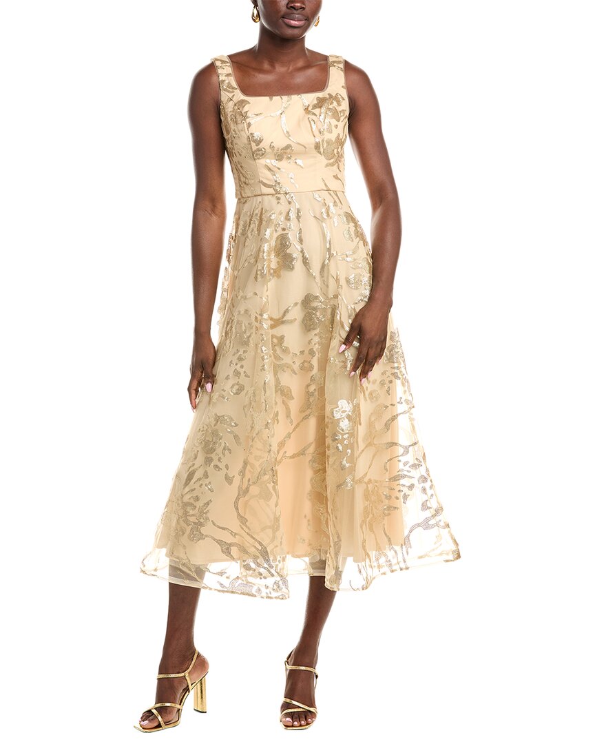 Платье миди из тафты с пайетками Rene Ruiz, металлик
Платье миди из тафты с пайетками Rene Ruiz, металлик