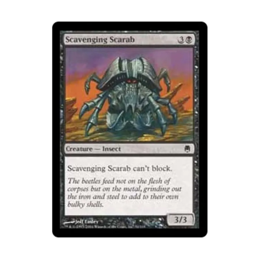 CCG Скарабей-падальщик (С) (фольга), MTG - Darksteel
CCG Скарабей-падальщик (С) (фольга), MTG - Darksteel