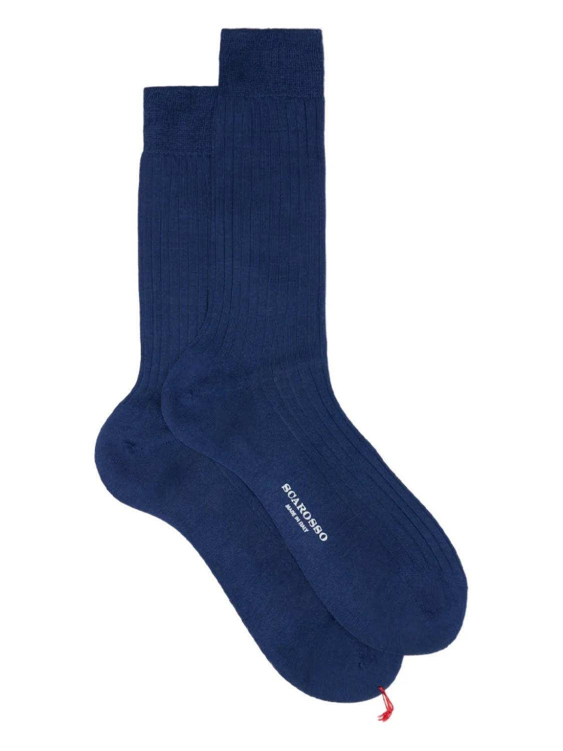 Носки выше колена в рубчик Scarosso, синий
Носки выше колена в рубчик Scarosso, синий