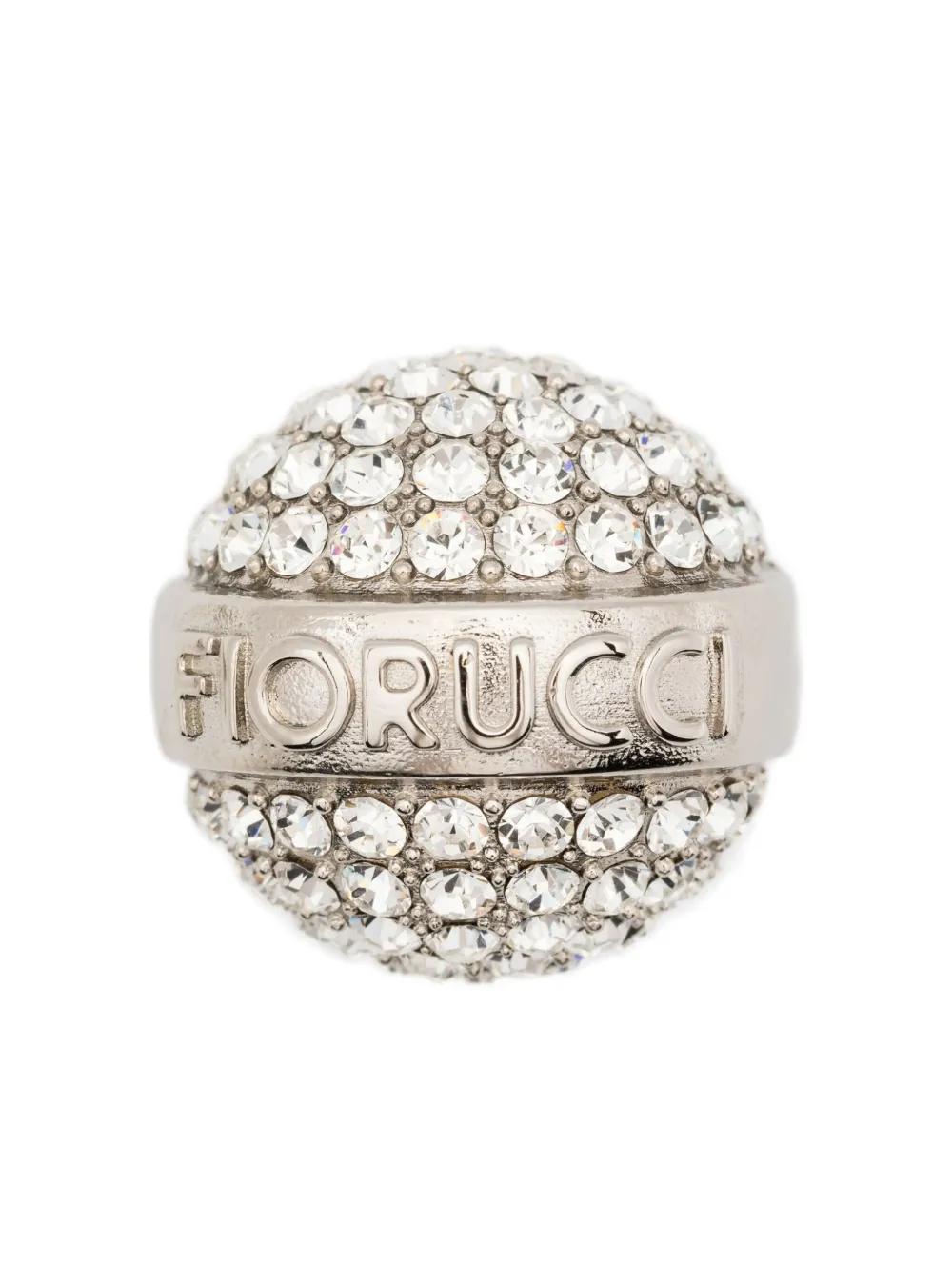 Серьга, украшенная кристаллами Fiorucci, серебряный
Серьга, украшенная кристаллами Fiorucci, серебряный