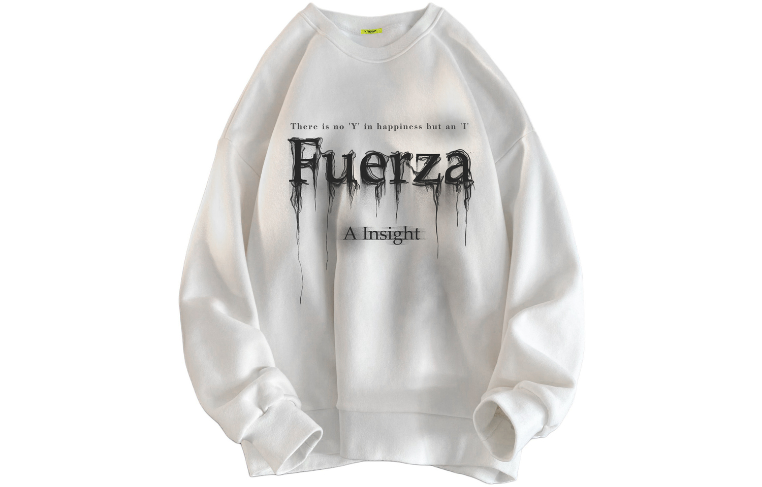 Унисекс свитшот FUERZA, белый
Унисекс свитшот FUERZA, белый