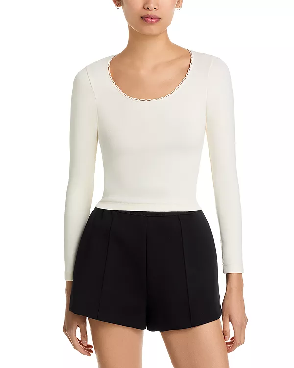 Футболка с длинными рукавами и вырезом-лодочкой Re/Done, белый
Футболка с длинными рукавами и вырезом-лодочкой Re/Done, белый