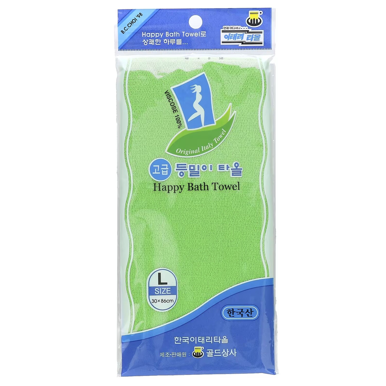 Банное полотенце Goldsangsa Happy, зеленый
Банное полотенце Goldsangsa Happy, зеленый