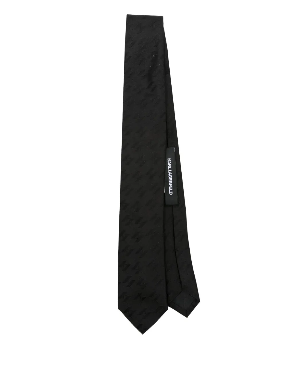 Галстук с геометрическим узором KARL LAGERFELD, черный
Галстук с геометрическим узором KARL LAGERFELD, черный