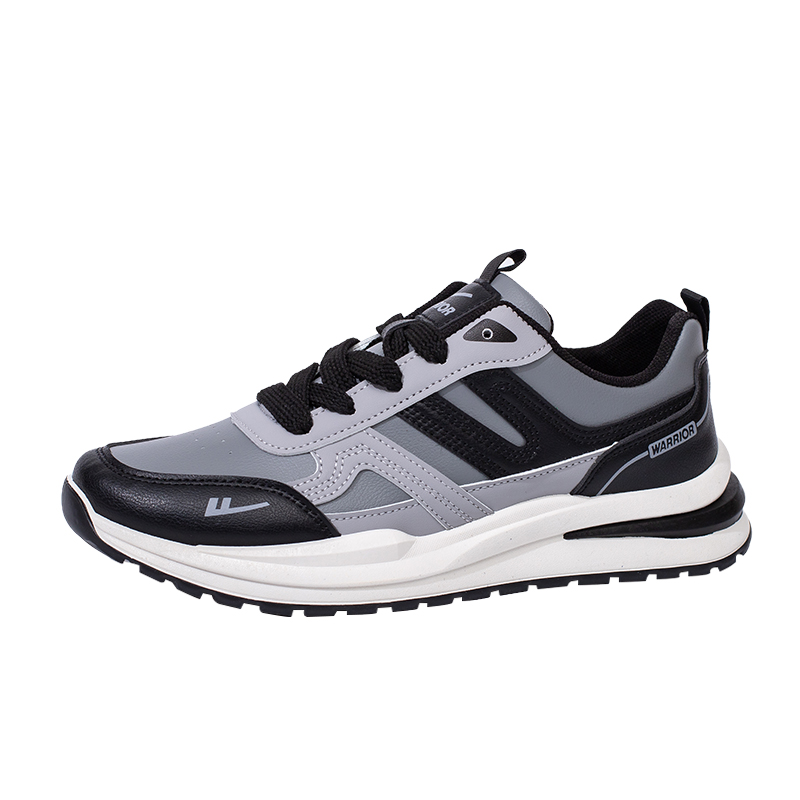 WARRIOR Износостойкие и легкие низкие повседневные туфли мужские бежево-черного цвета 
WARRIOR Износостойкие и легкие низкие повседневные туфли мужские бежево-черного цвета