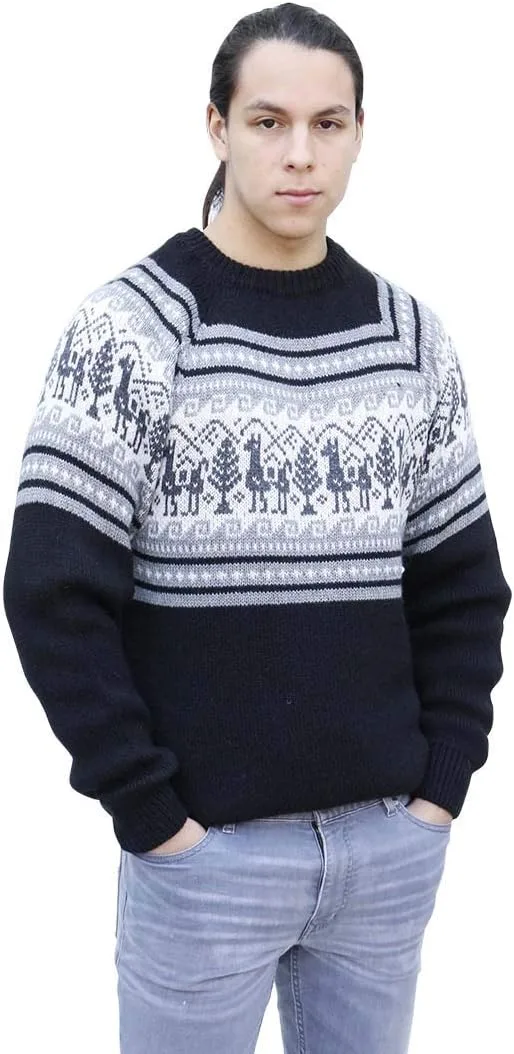 Свитер из альпаки мужской с дизайном Little Llamas Alpaca Warehouse
Свитер из альпаки мужской с дизайном Little Llamas Alpaca Warehouse