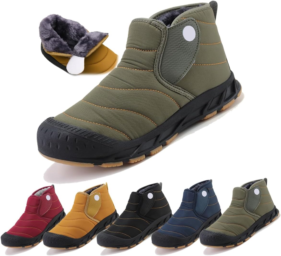 Зимние ботинки для женщин и мужчин с молнией, с теплым мехом, на выход, короткие снежные ботинки, противоскользящие, водонепроницаемые, удобные для улицы Generic, зеленый
Зимние ботинки для женщин и мужчин с молнией, с теплым мехом, на выход, короткие снежные ботинки, противоскользящие, водонепроницаемые, удобные для улицы Generic, зеленый