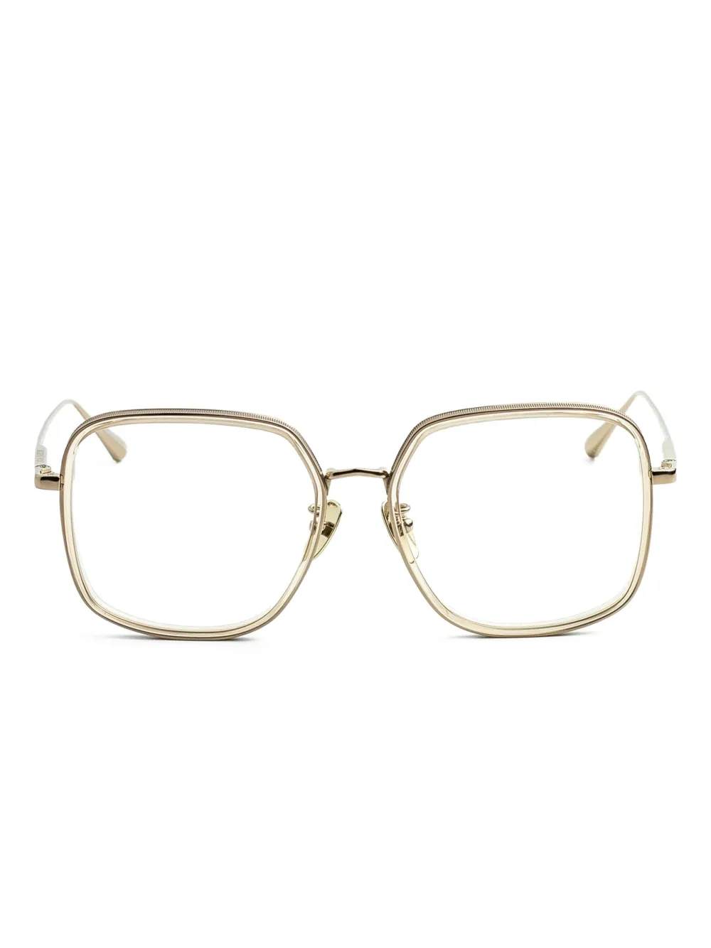 Очки в квадратной оправе Linda Farrow, золотой 
Очки в квадратной оправе Linda Farrow, золотой