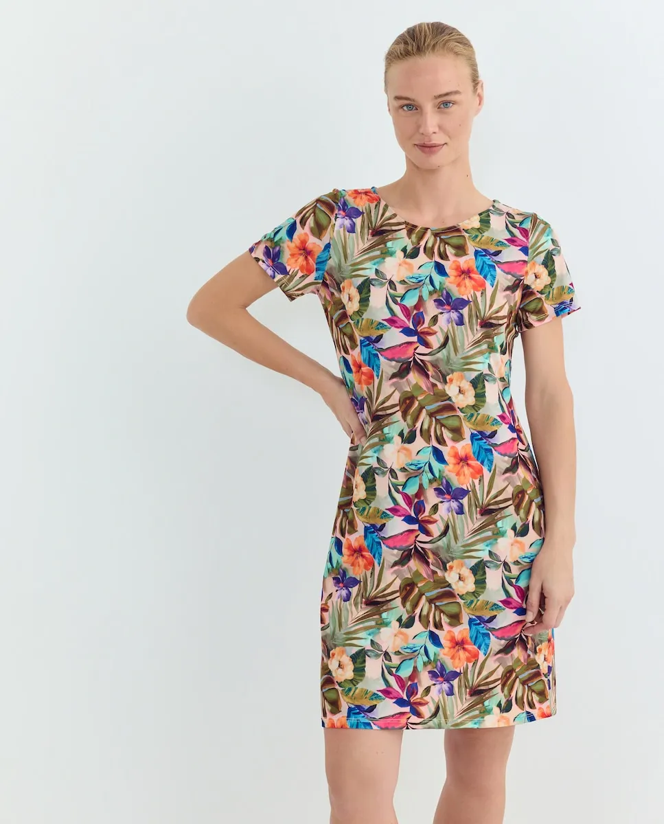 Платье с короткими рукавами и узором Zermatt, мультиколор
Платье с короткими рукавами и узором Zermatt, мультиколор