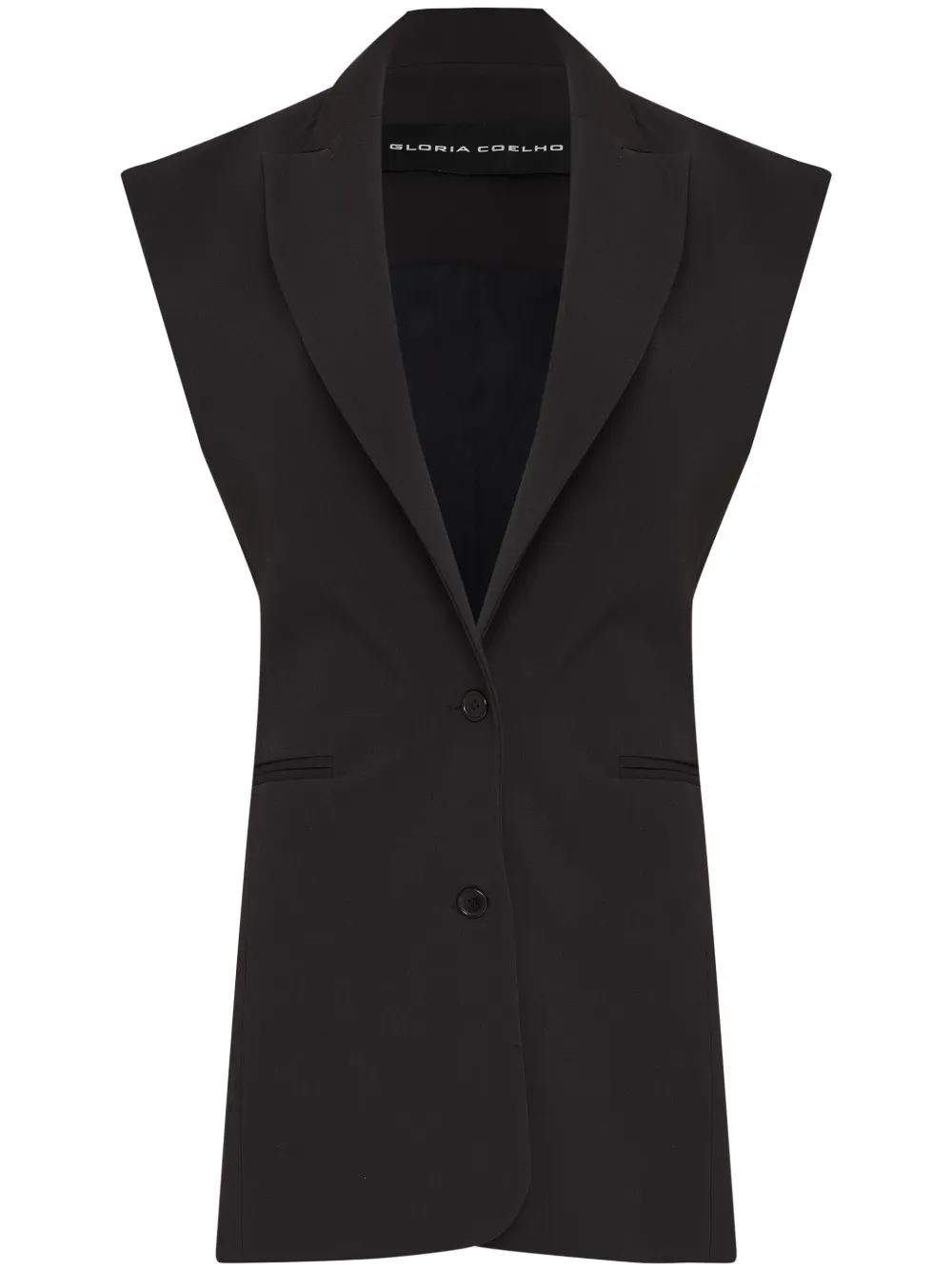 Эластичный жилет Gloria Coelho, черный 
Эластичный жилет Gloria Coelho, черный