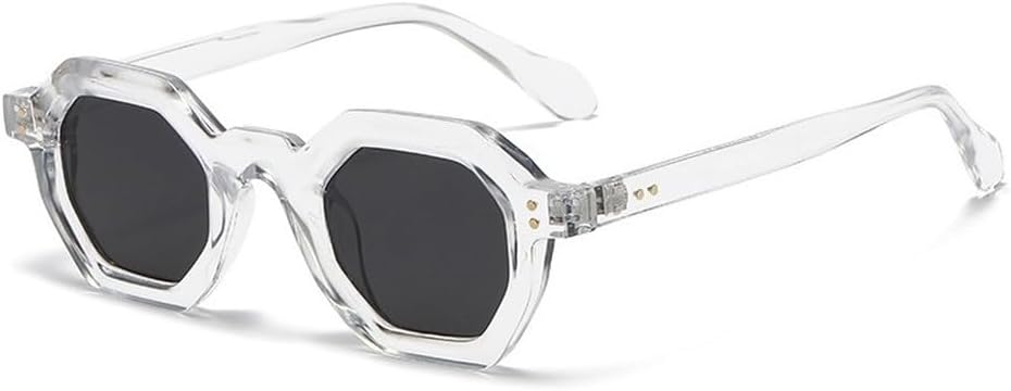 Модные солнцезащитные очки Polygon Small Square для женщин, ретро с заклепками, мужские солнцезащитные очки UV400, трендовые солнцезащитные очки для активного отдыха и спорта SKFGNX, Transparent Gray
Модные солнцезащитные очки Polygon Small Square для женщин, ретро с заклепками, мужские солнцезащитные очки UV400, трендовые солнцезащитные очки для активного отдыха и спорта SKFGNX, Transparent Gray