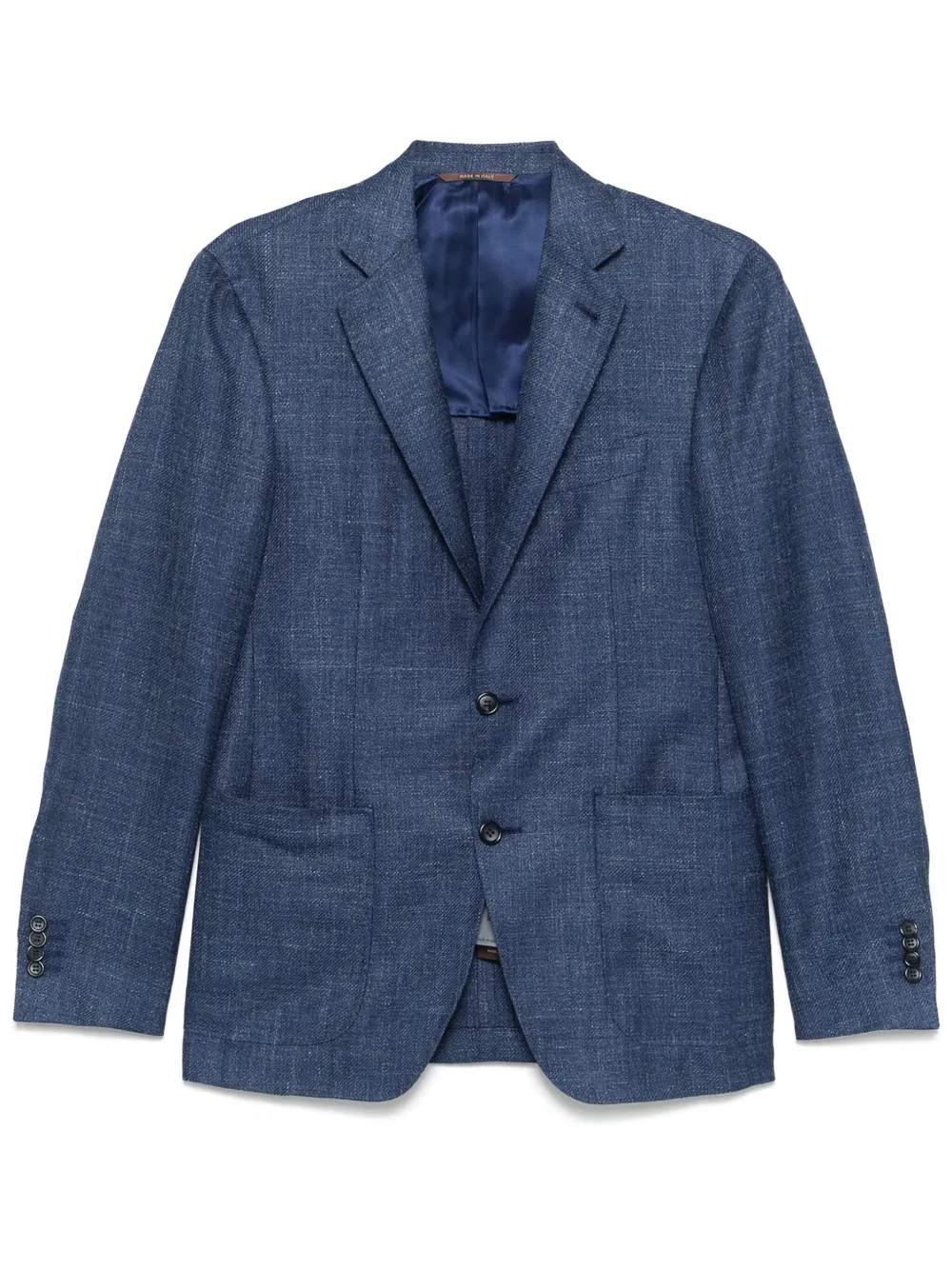 Однобортный пиджак Canali, синий
Однобортный пиджак Canali, синий