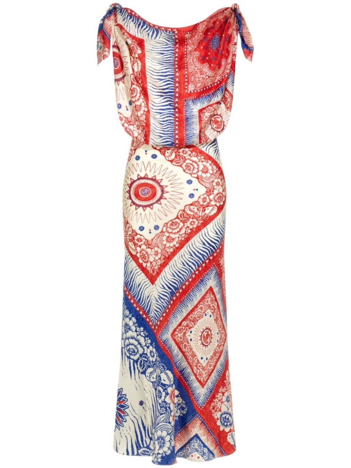 Roberto Cavalli шелковое платье с принтом бандана, красный
Roberto Cavalli шелковое платье с принтом бандана, красный
