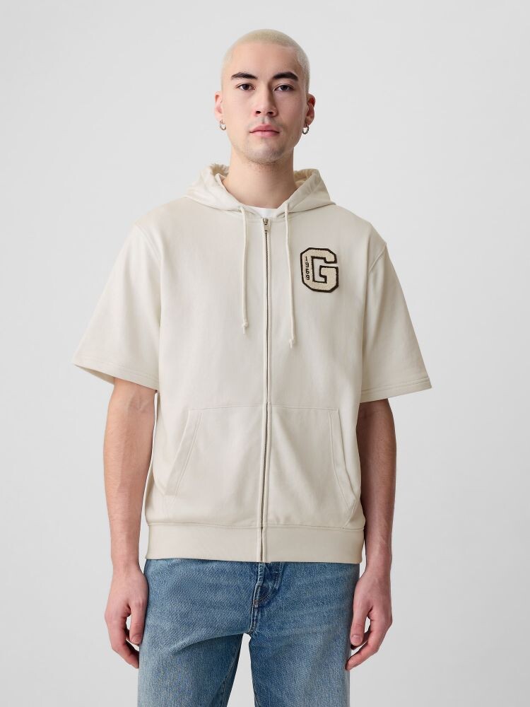 Толстовка с короткими рукавами Gap, бежевый
Толстовка с короткими рукавами Gap, бежевый