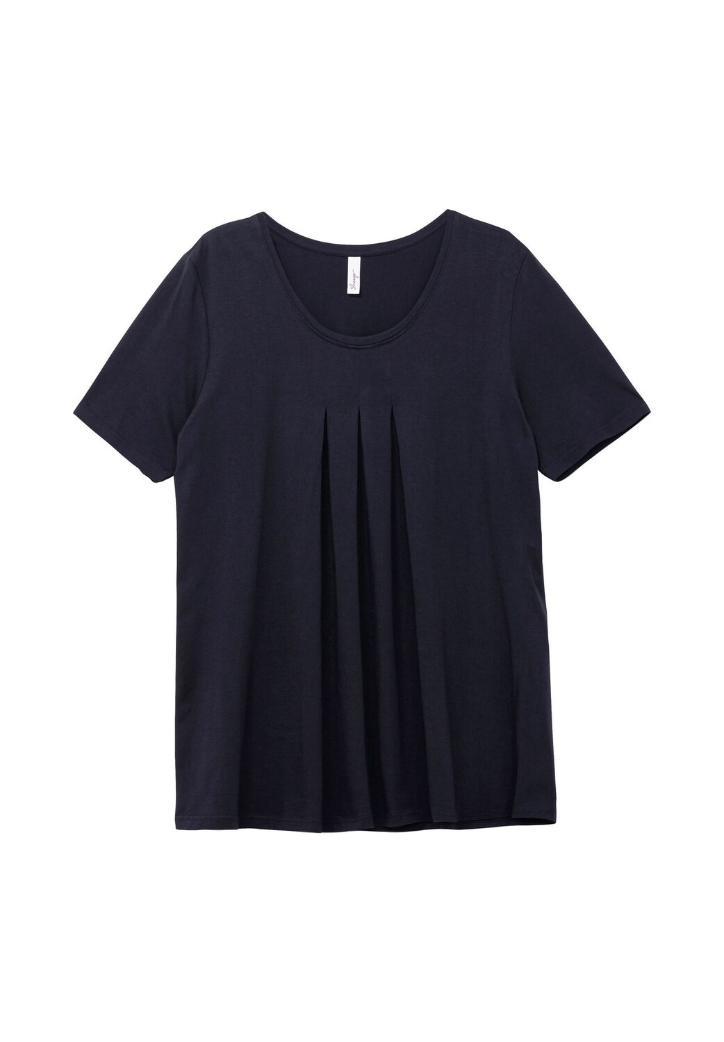 Рубашка А-силуэта со складками на горловине Sheego, темно-синий
Рубашка А-силуэта со складками на горловине Sheego, темно-синий