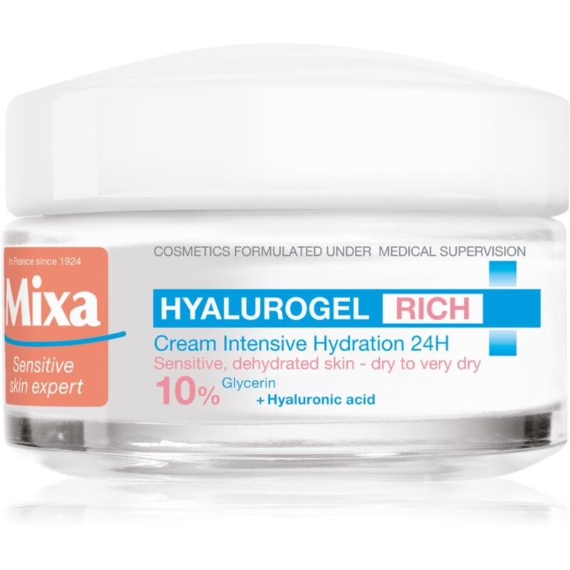 MIXA Hyalurogel Rich интенсивно увлажняющий дневной крем с гиалуроновой кислотой 50 мл Inna Marka