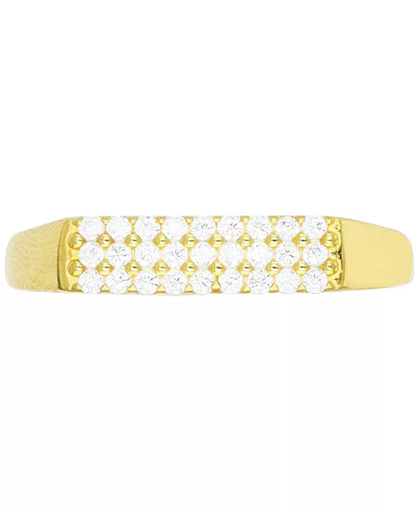 Кольцо прямоугольной формы с кубическим цирконием из стерлингового серебра с позолотой 14 карат Macy'S, gold
Кольцо прямоугольной формы с кубическим цирконием из стерлингового серебра с позолотой 14 карат Macy'S, gold